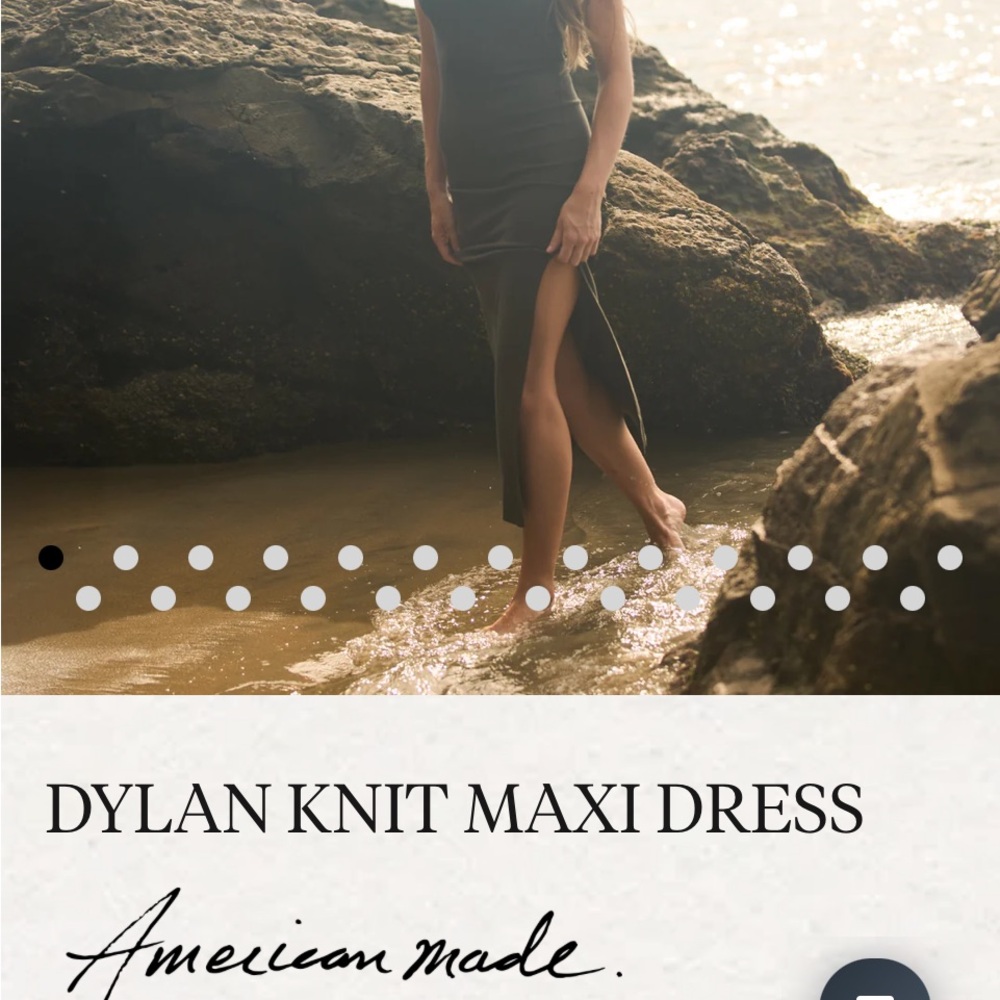 Rowan Dylan Maxi Dress M Black - Picture 5 of 9